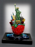 Charles Fazzino Charles Fazzino Little Bronze NY Apple (Sculpture)